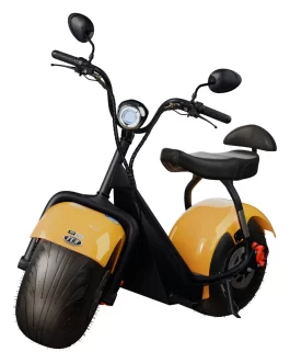 Scooter Elétrica Tui 1000w Amarela Autonomia 60km – Cor Amarela