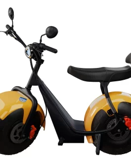 Scooter Elétrica Tui 1000w Amarela Autonomia 60km – Cor Amarela