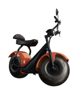 Scooter Elétrica Tui Mais 2 Lugares 1000W 60Km Autonomia – Cor Bronze